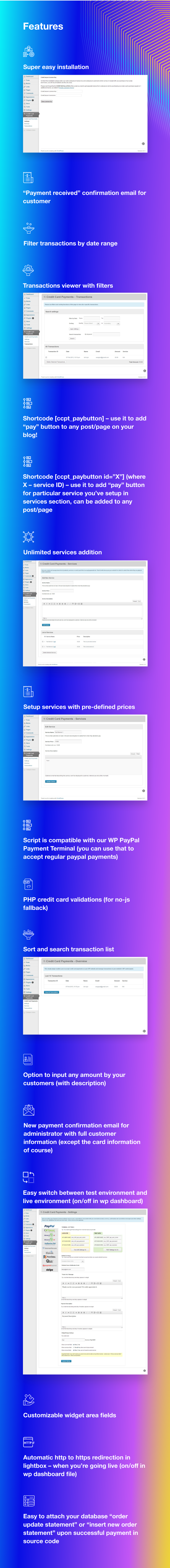 Credit Card Payments WordPress - 10